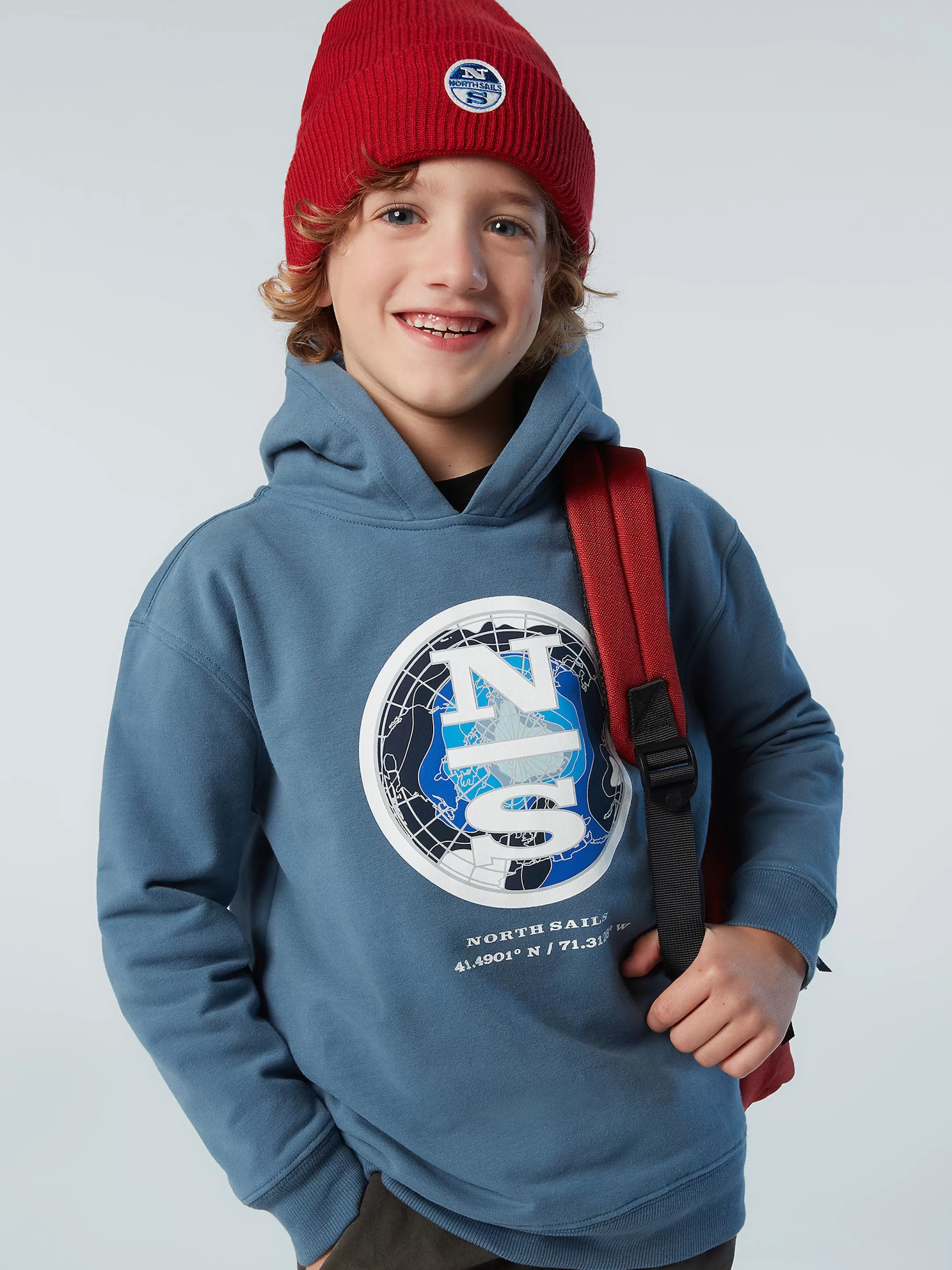 North Sails Felpa Con Maxi Stampa
