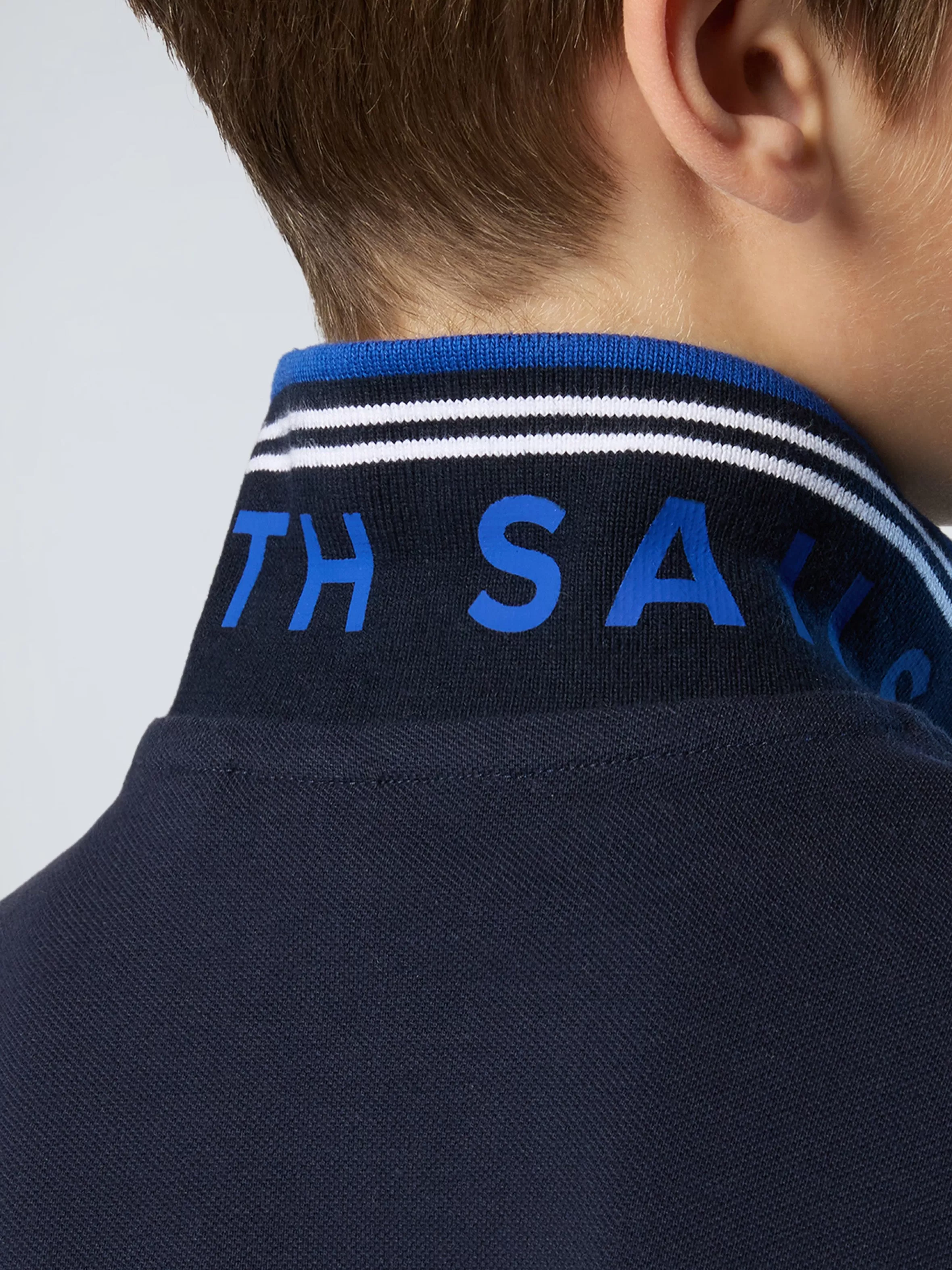 North Sails Polo Con Dettagli A Righe