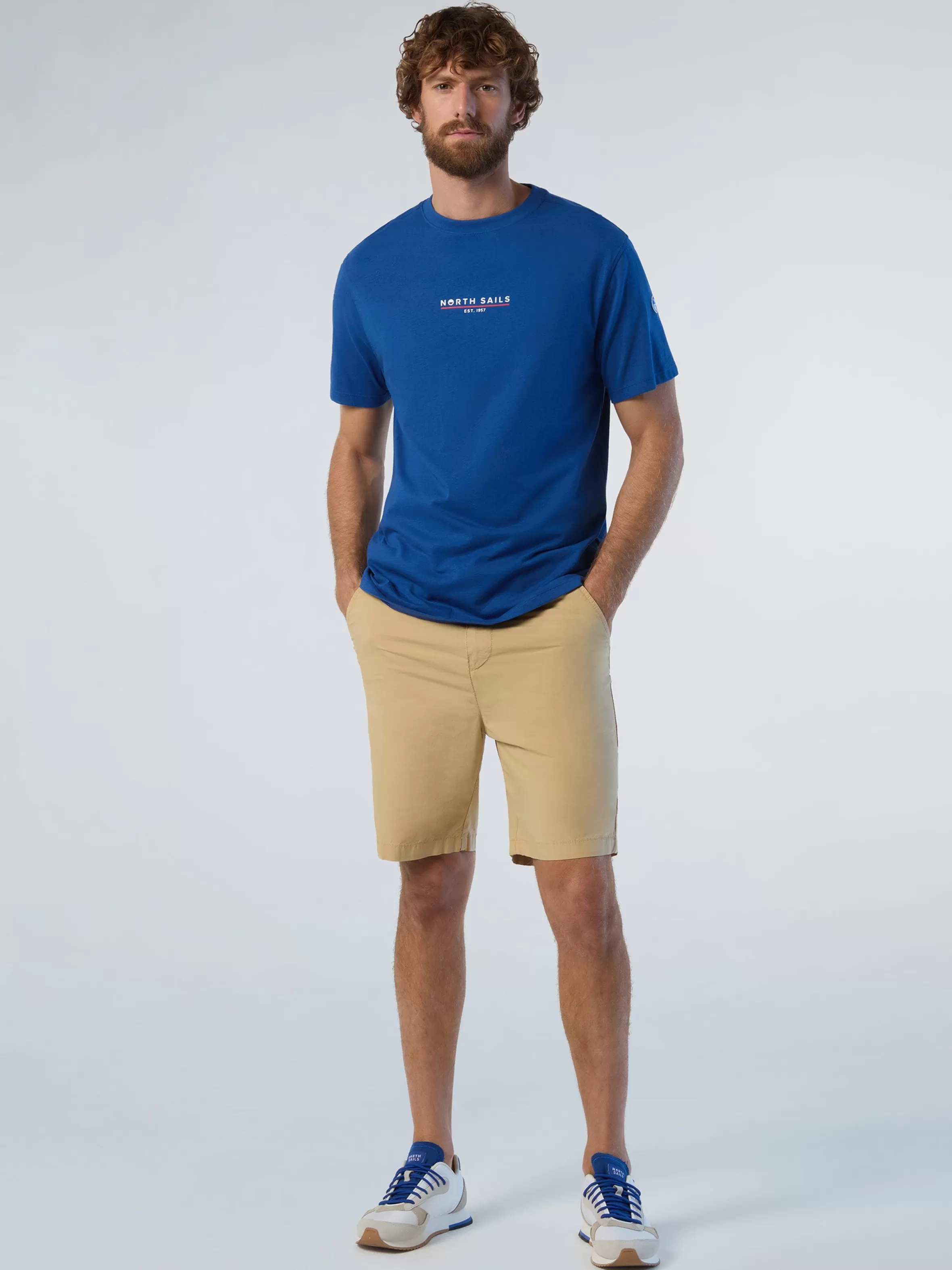 Uomo North Sails T-shirt Con Stampa Heritage