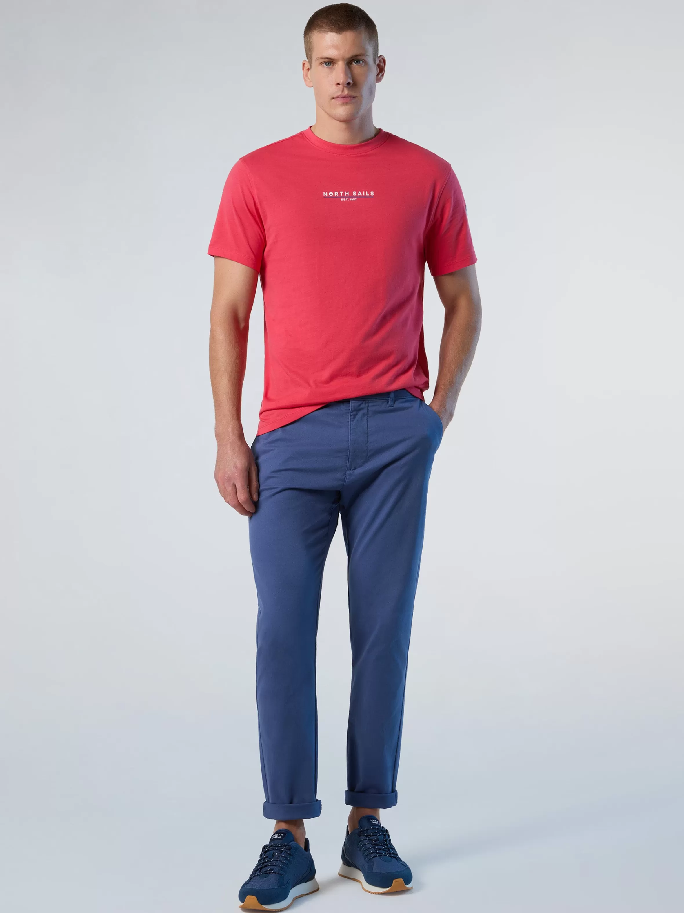 Uomo North Sails T-shirt Con Stampa Heritage